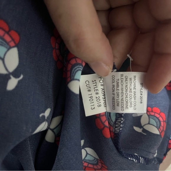 41 Hawthorn women’s Sleeveless Blouse red white blue size medium - Picture 8 of 8